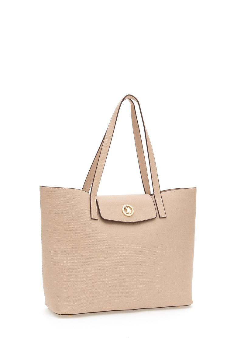 Kadın Bej Makyaj Çantalı Kol Çantası - 50311453003