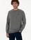 Erkek Regular Fit Bisiklet Yaka Antrasit Melanj İnce Basic Sweatshirt