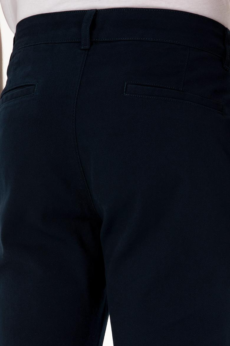 Erkek Lacivert Kanvas Pantolon - 50316831045