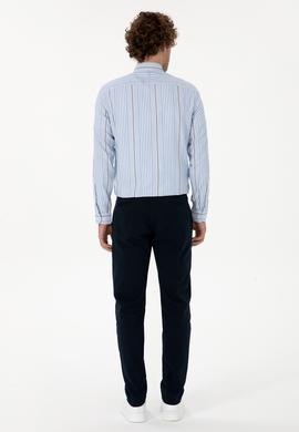 Erkek Lacivert Kanvas Pantolon - 50316831045