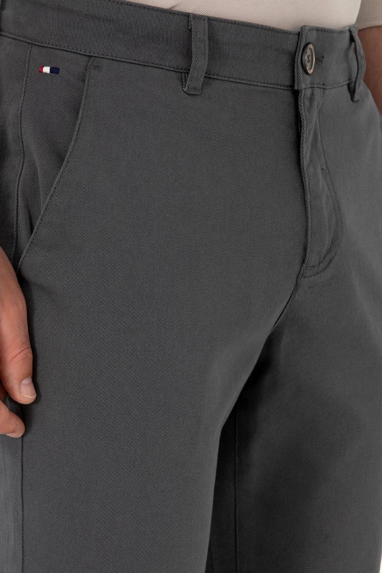 Erkek Gri Kanvas Pantolon - 50316831164