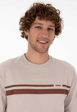 Erkek Regular Fit Bisiklet Yaka Taş İnce Sweatshirt - 50313801031