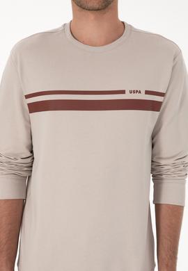 Erkek Regular Fit Bisiklet Yaka Taş İnce Sweatshirt - 50313801031