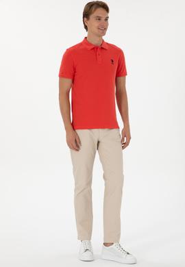 Erkek Kırmızı Basic Tişört - 50298041171