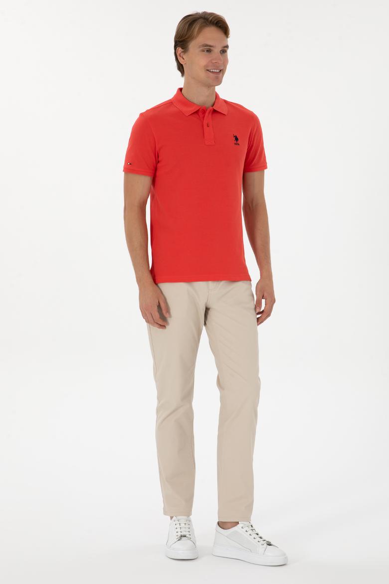 Erkek Kırmızı Basic Tişört - 50298041171