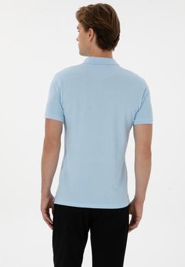 Erkek Açık Mavi Basic Tişört - 50298041041