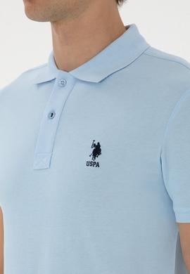 Erkek Açık Mavi Basic Tişört - 50298041041