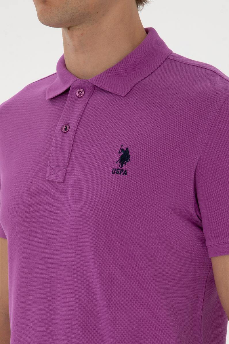 Erkek Menekşe Basic Tişört