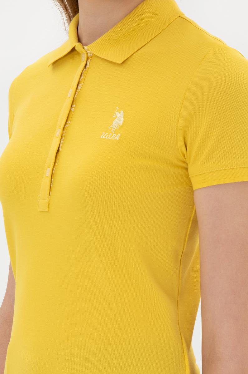 Kadın Sarı Basic Tişört