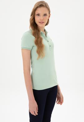 Kadın Su Yeşili Tişört - 50300887073