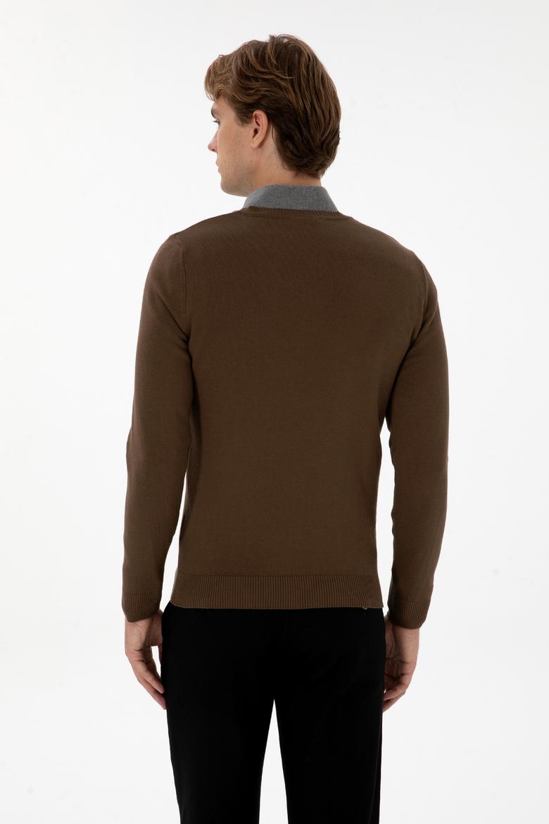 Erkek Kahverengi Basic Kazak - 50307745120