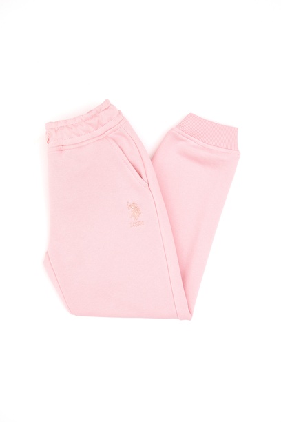 Kız Çocuk Toz Pembe Jogger Eşofman Altı
