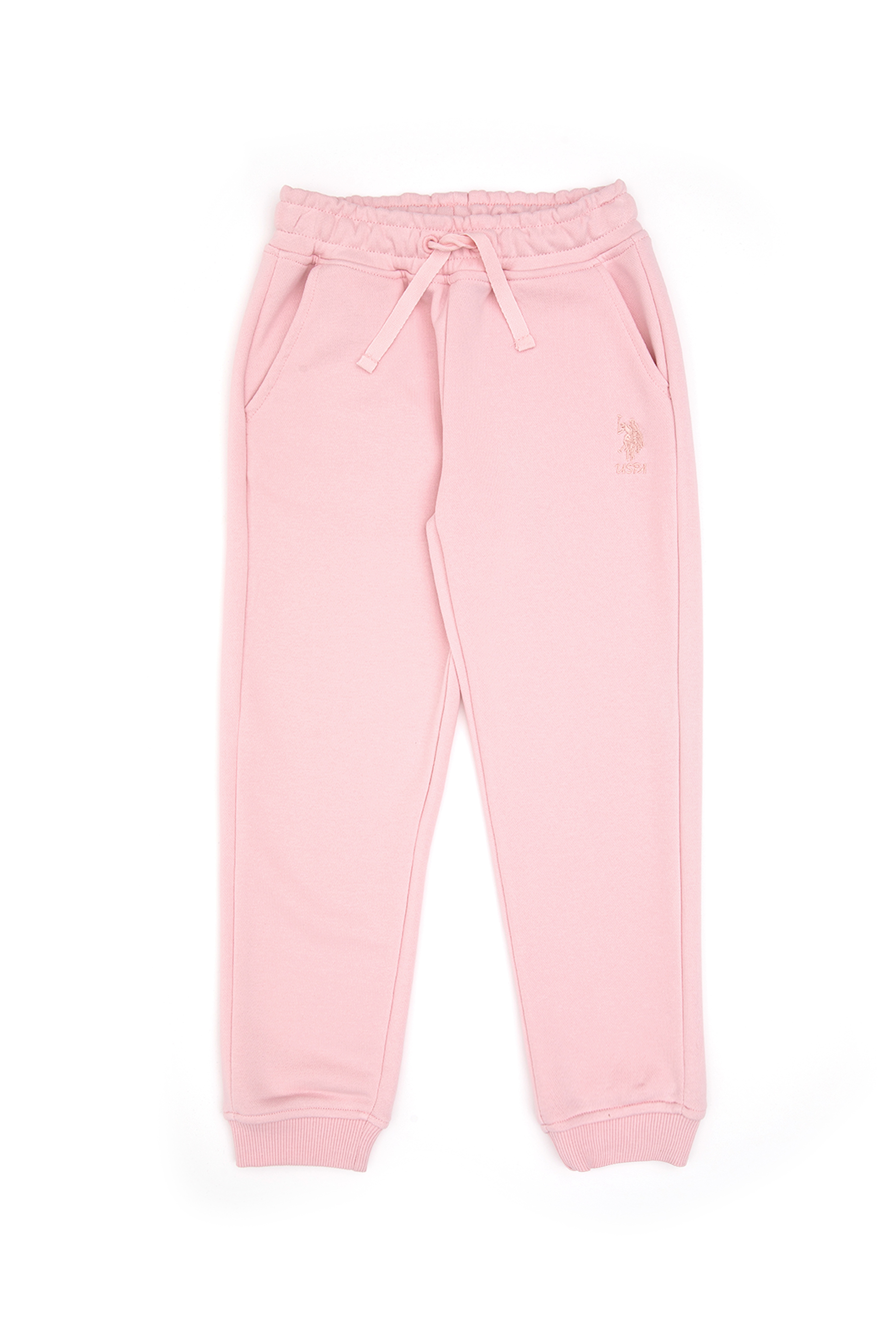 Kız Çocuk Toz Pembe Jogger Eşofman Altı