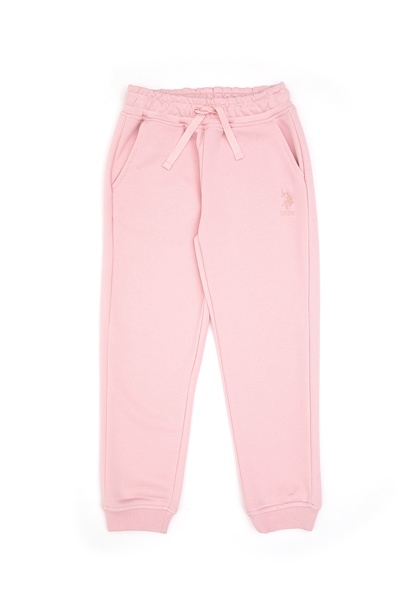 Kız Çocuk Toz Pembe Jogger Eşofman Altı