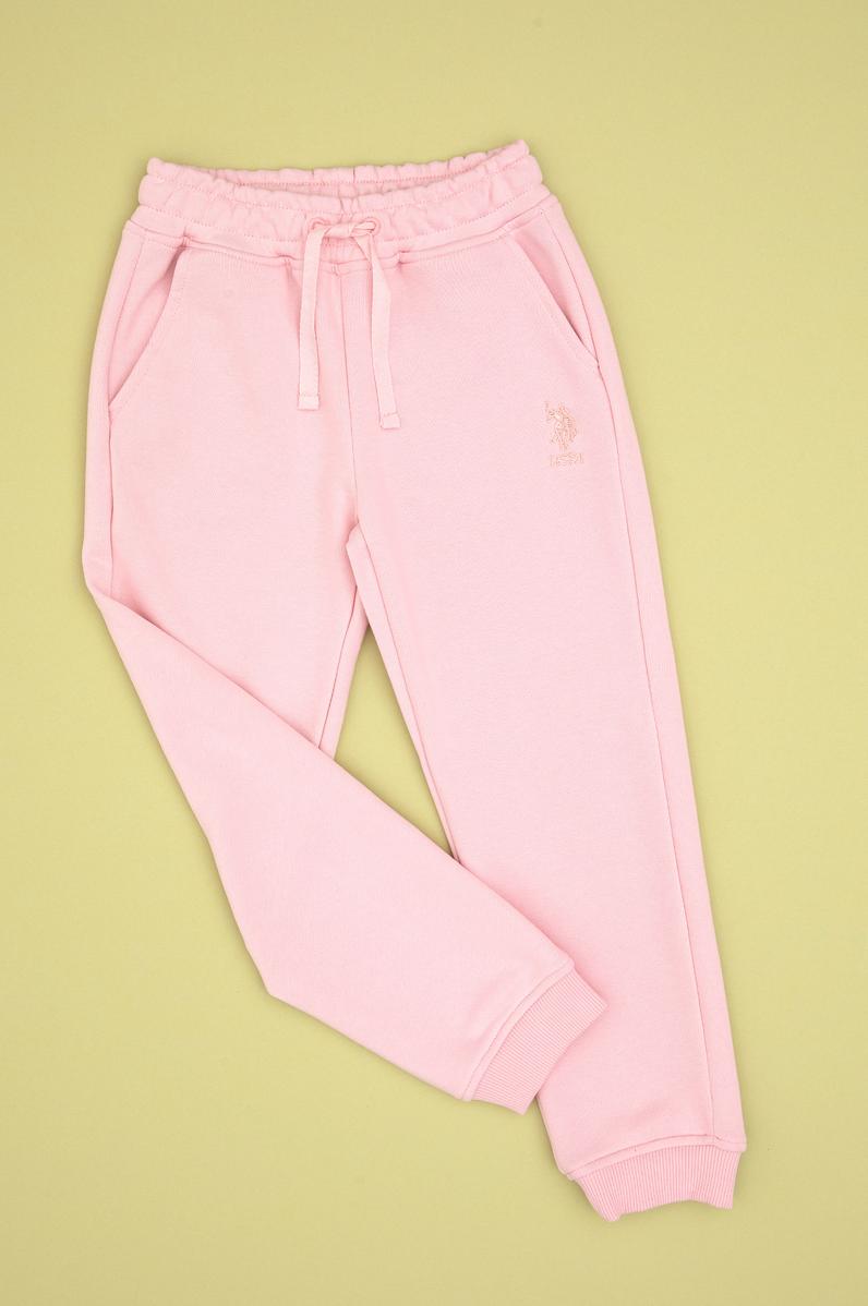 Kız Çocuk Toz Pembe Jogger Eşofman Altı