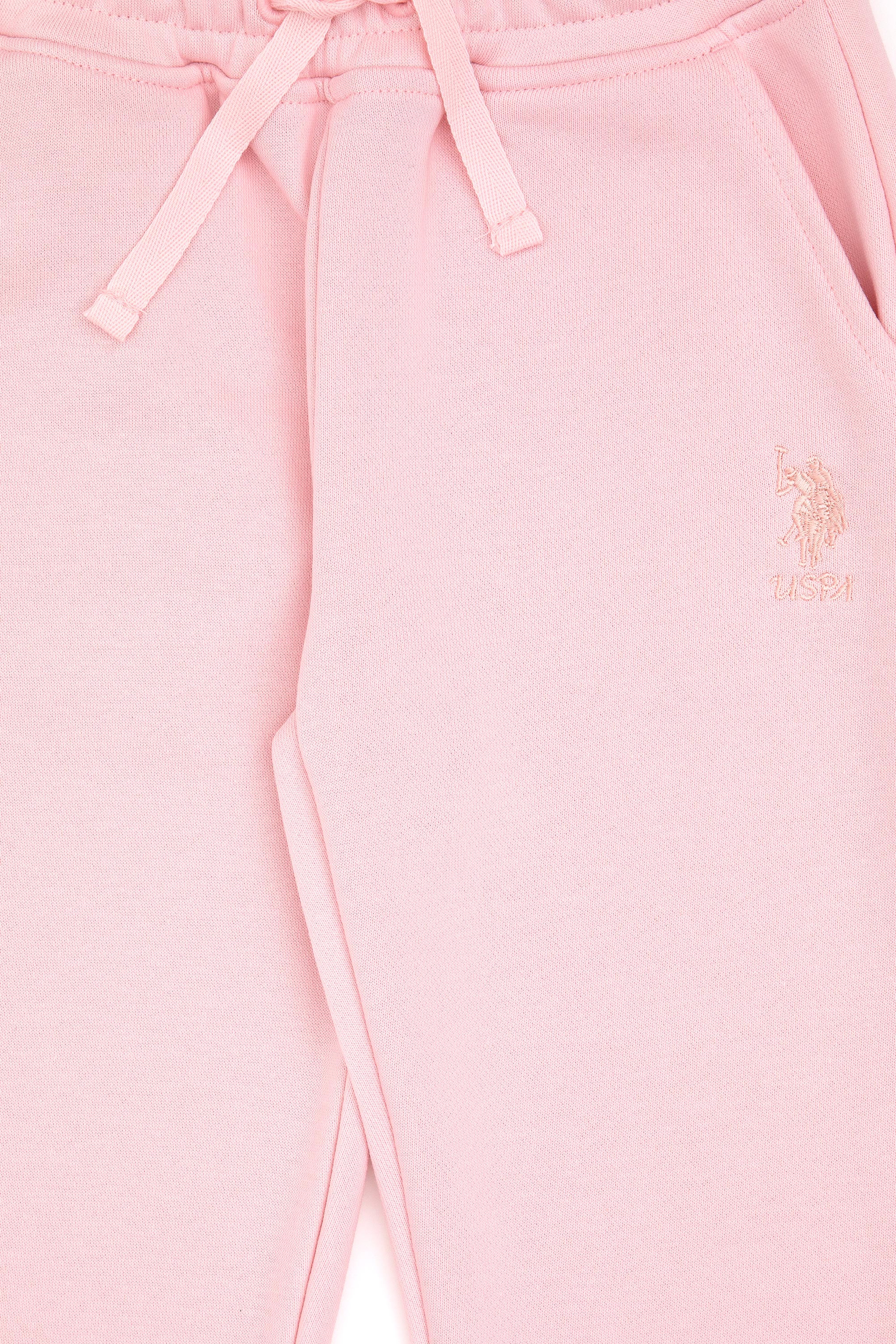 Kız Çocuk Toz Pembe Jogger Eşofman Altı - Image 5