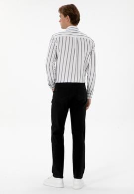 Erkek Siyah Kanvas Pantolon - 50311612221