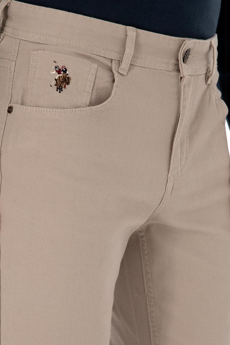 Erkek Koyu Bej Kanvas Pantolon - 50311612053