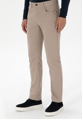 Erkek Koyu Bej Kanvas Pantolon - 50311612053