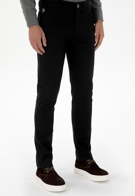 Erkek Siyah Kanvas Pantolon - 50311606213