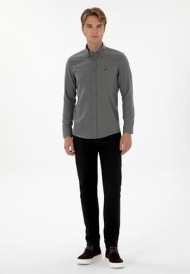 Erkek Siyah Kanvas Pantolon - 50311606213