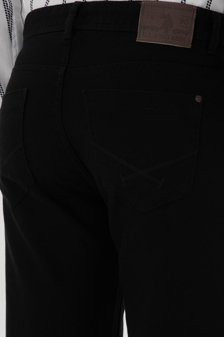 Erkek Siyah Kanvas Pantolon - 50311612221