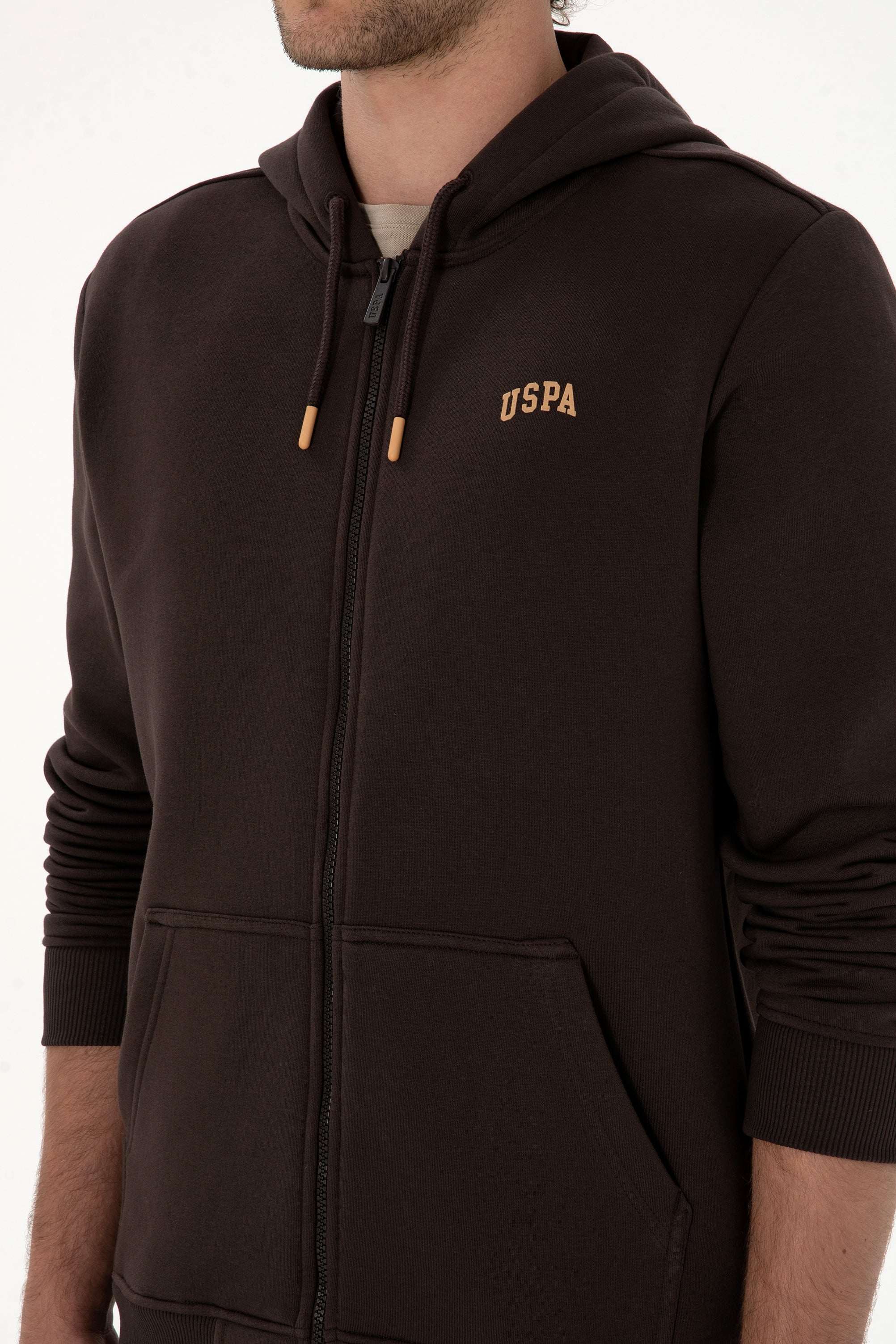 Erkek Regular Fit Koyu Kahverengi Şardonlu Örme Hırka - Image 7