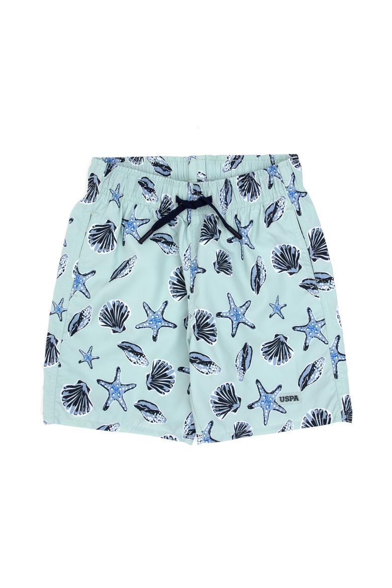 Erkek Çocuk Su Yeşili Deniz Şortu