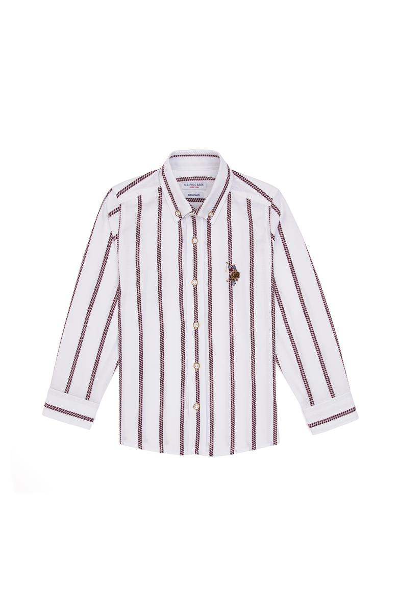 Erkek Çocuk Bordo Uzun Kollu Gömlek - 50312092033