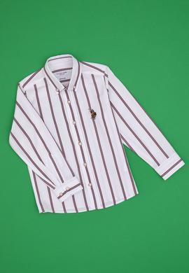 Erkek Çocuk Bordo Uzun Kollu Gömlek - 50312092033