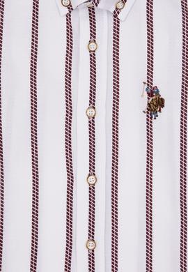 Erkek Çocuk Bordo Uzun Kollu Gömlek - 50312092033