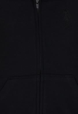 Erkek Çocuk Siyah Basic Kapüşonlu Sweatshirt - 50308439009