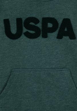 Erkek Çocuk Koyu Yeşil Basic Kapüşonlu Sweatshirt - 50307721020