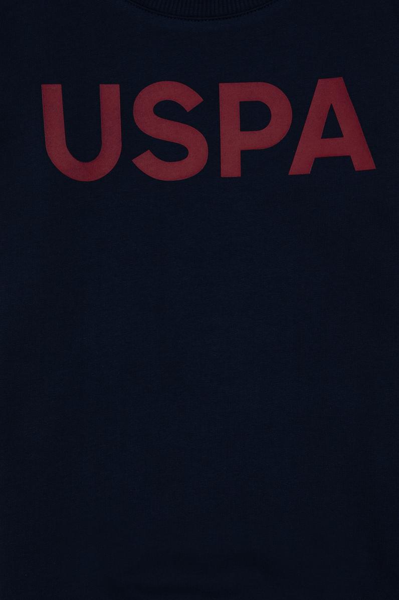 Erkek Çocuk Lacivert Basic Bisiklet Yaka Sweatshirt