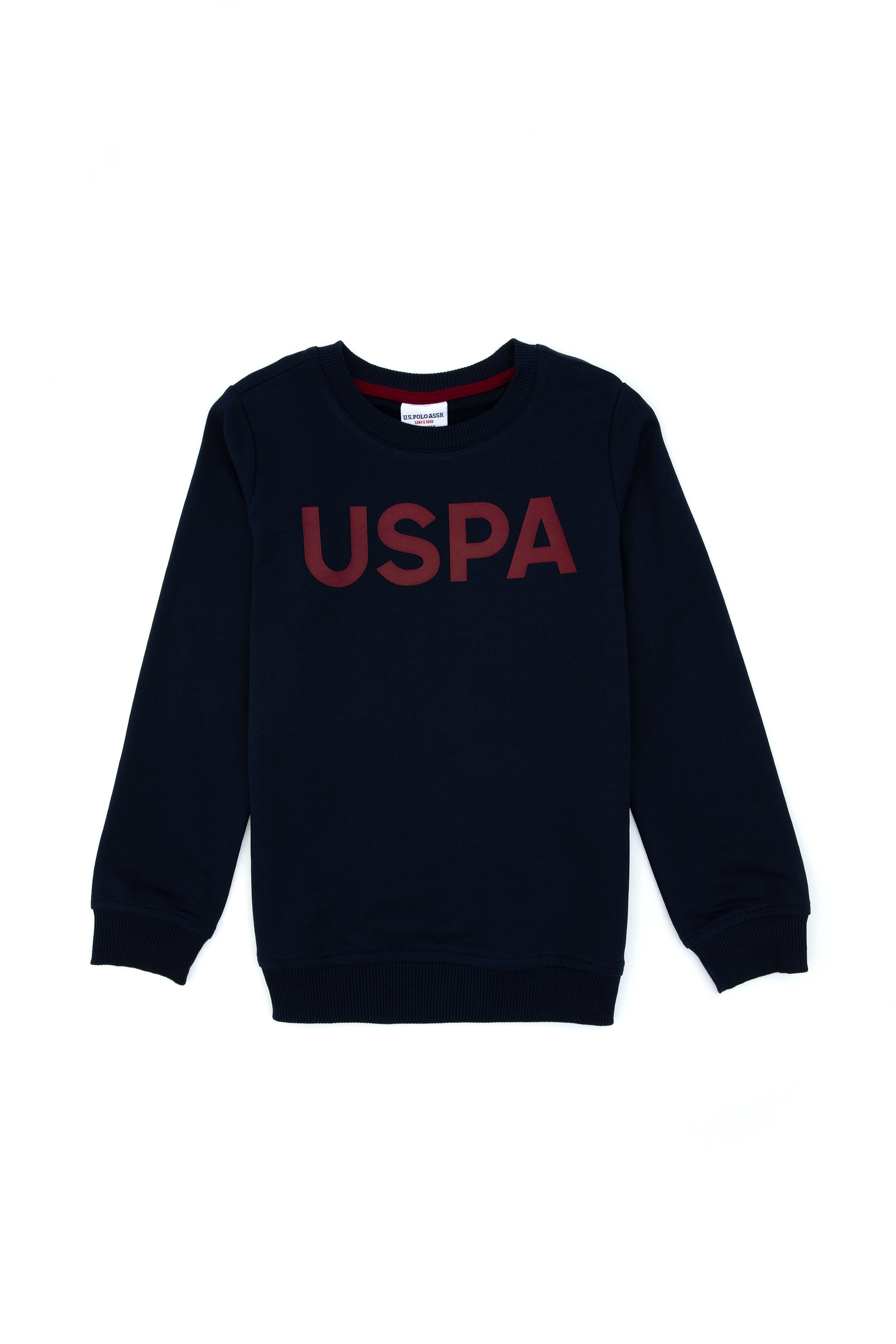 Erkek Çocuk Lacivert Basic Bisiklet Yaka Sweatshirt - Image 1