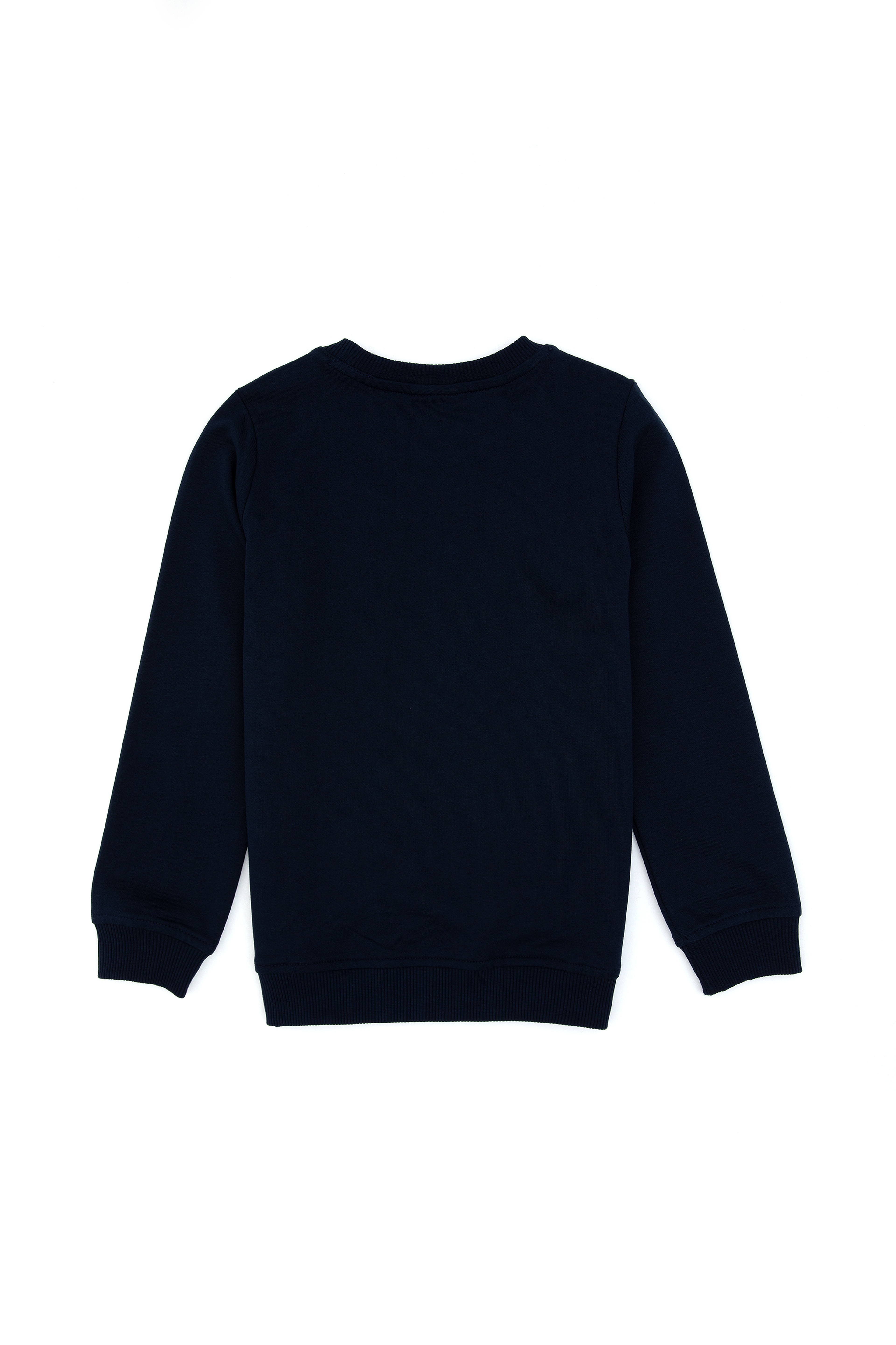 Erkek Çocuk Lacivert Basic Bisiklet Yaka Sweatshirt