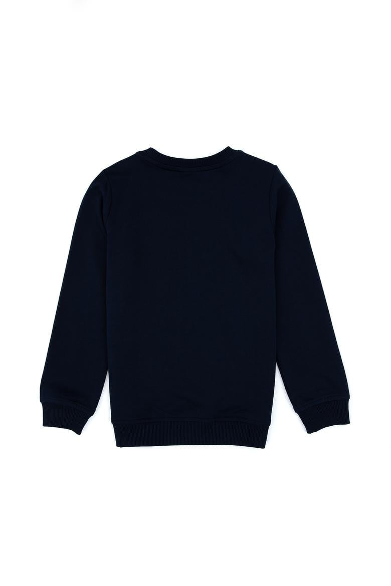 Erkek Çocuk Lacivert Basic Bisiklet Yaka Sweatshirt - 50307801021