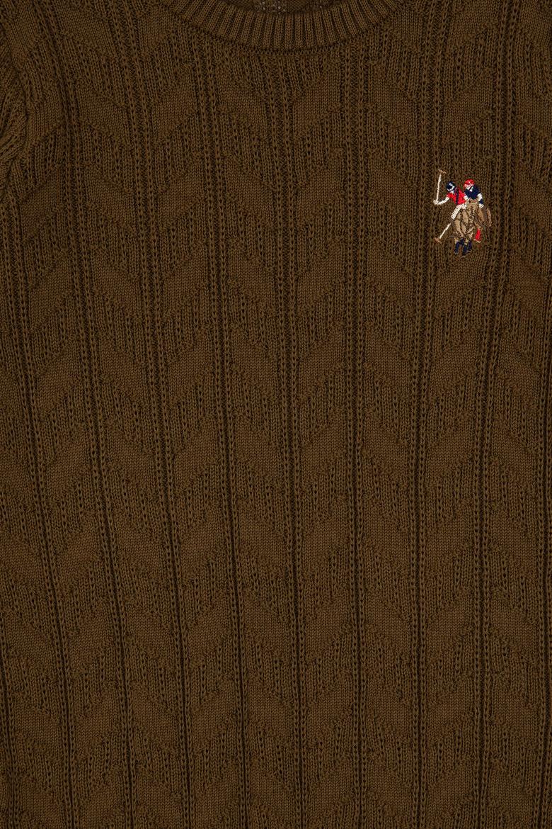 Erkek Çocuk Haki Basic Kazak - 50307844018