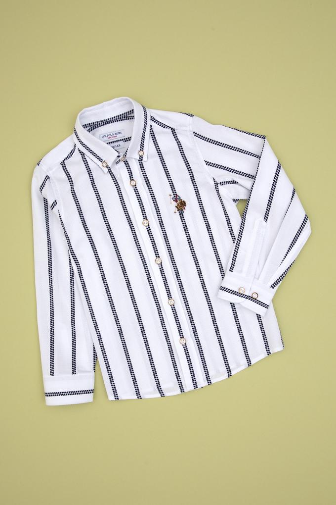 Erkek Çocuk Lacivert Uzun Kollu Gömlek