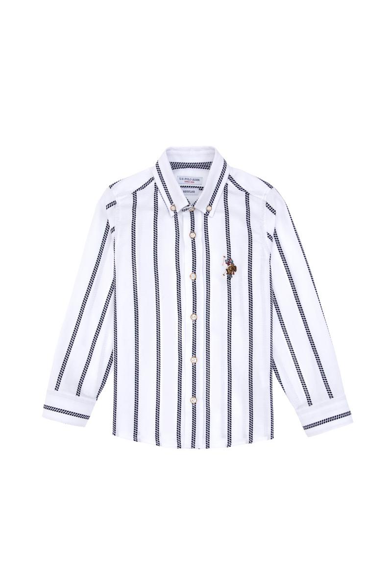 Erkek Çocuk Lacivert Uzun Kollu Gömlek