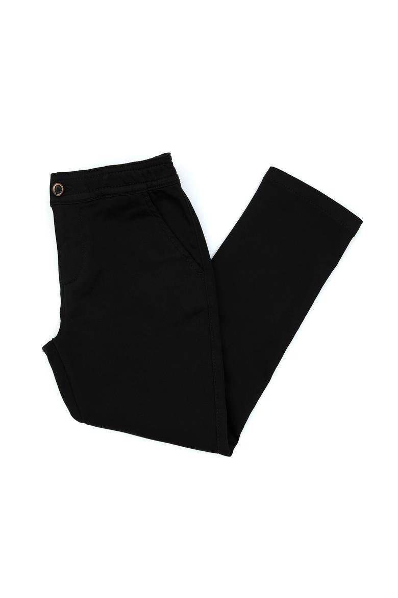 Erkek Çocuk Siyah Kanvas Pantolon