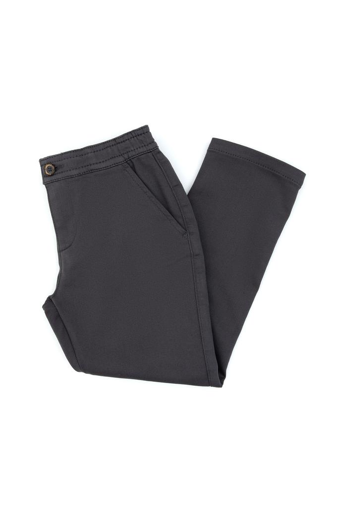 Erkek Çocuk Gri Kanvas Pantolon