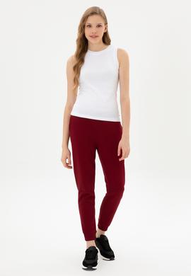 Kadın Bordo Jogger Eşofman Altı - 50307759033