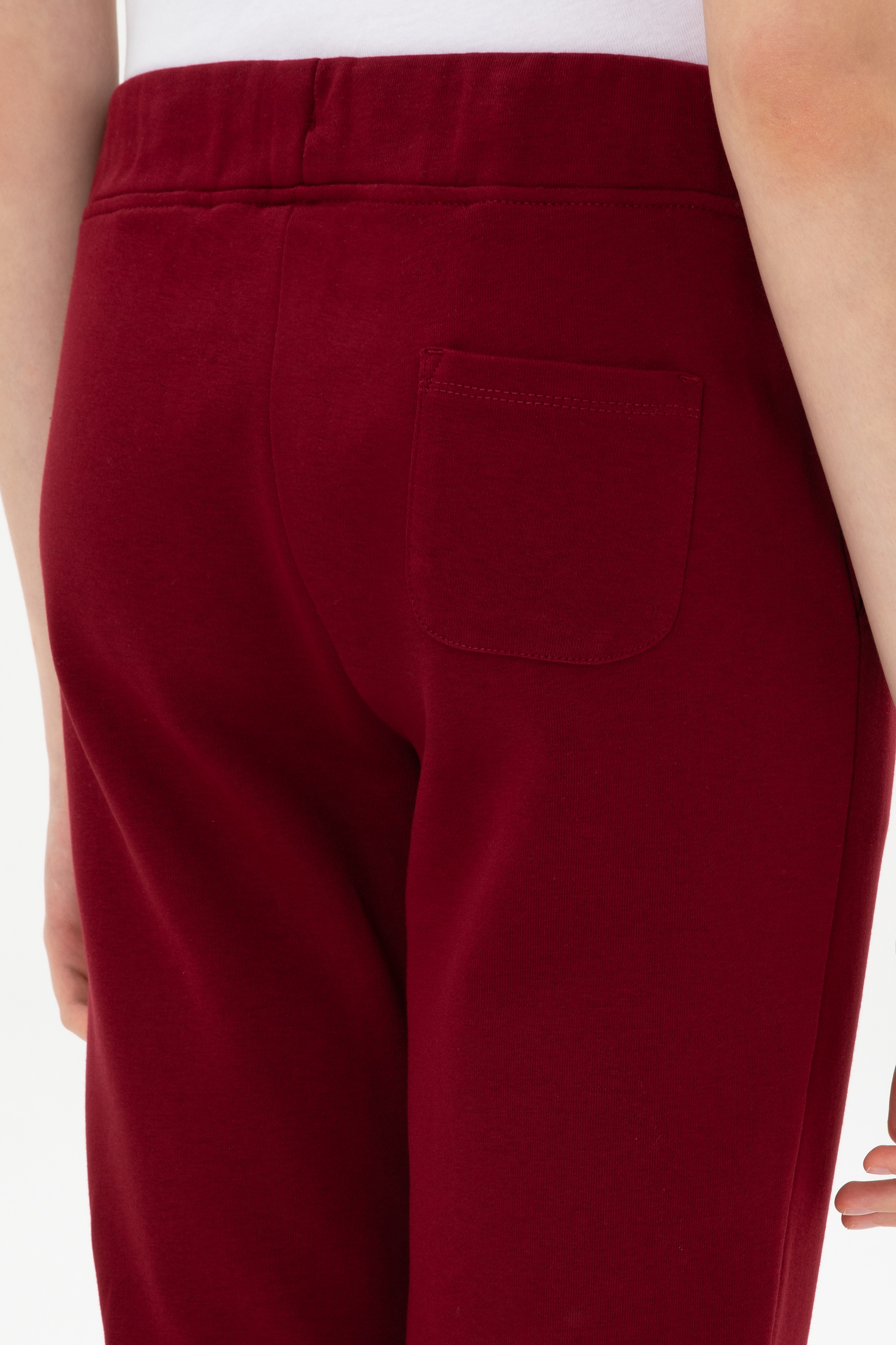 Kadın Bordo Jogger Eşofman Altı - Image 6