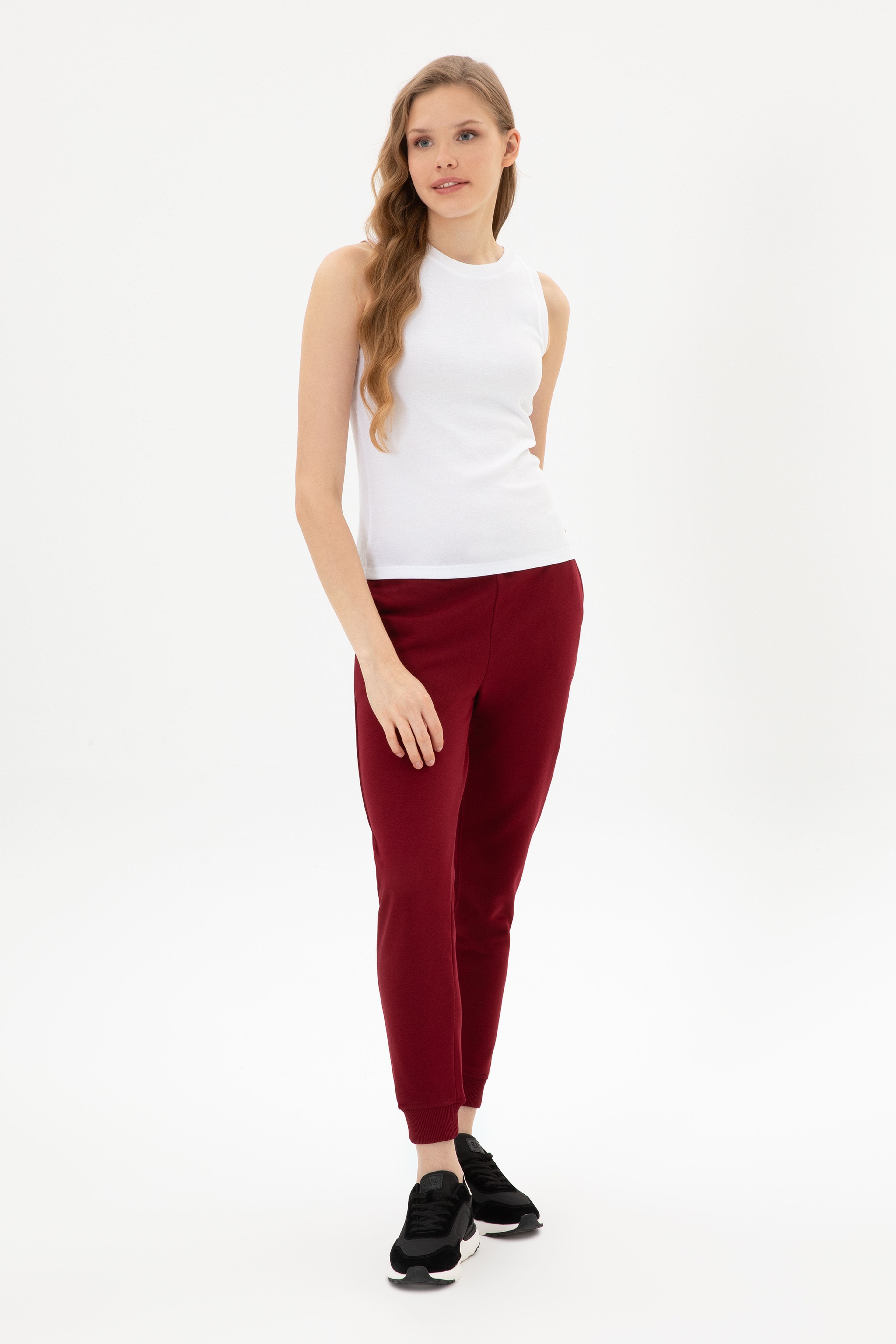 Kadın Bordo Jogger Eşofman Altı - Image 1