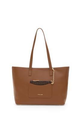 Kadın Kahverengi Cüzdan Aparatlı Kol Çantası - 50315086003