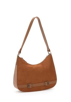 Kadın Taba Süet Kol Çantası - 50315198002