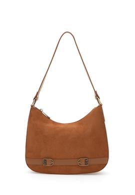 Kadın Taba Süet Kol Çantası - 50315198002