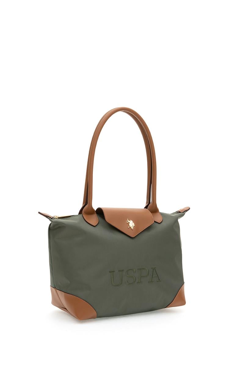 Kadın Haki Kapitone Kol Çantası