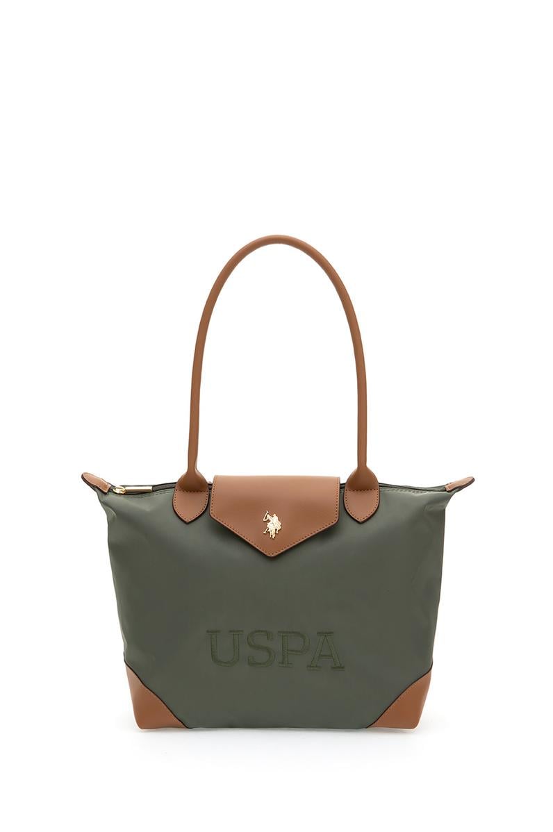 Kadın Haki Kapitone Kol Çantası